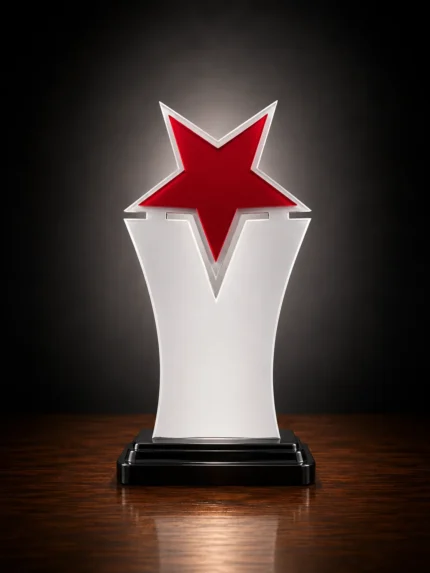 Crimson Star Achievement Award (7.5 inch)