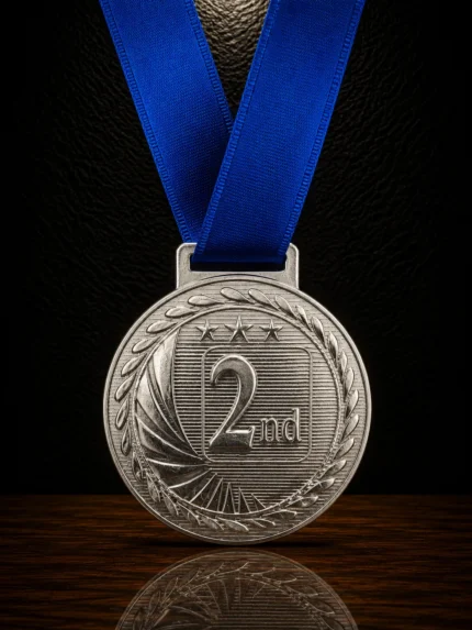Victory Laurel Silver Medal | Premium Recognition Medal