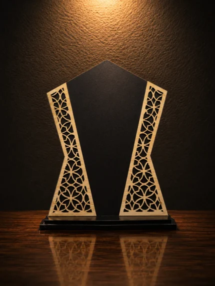 Arabesque Prestige Trophy | Designer MDF Recognition Award (10 inch)
